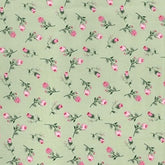Rose & Hubble Pretty Pink Tiny Rose Bud Floral Fabric (CP0456)